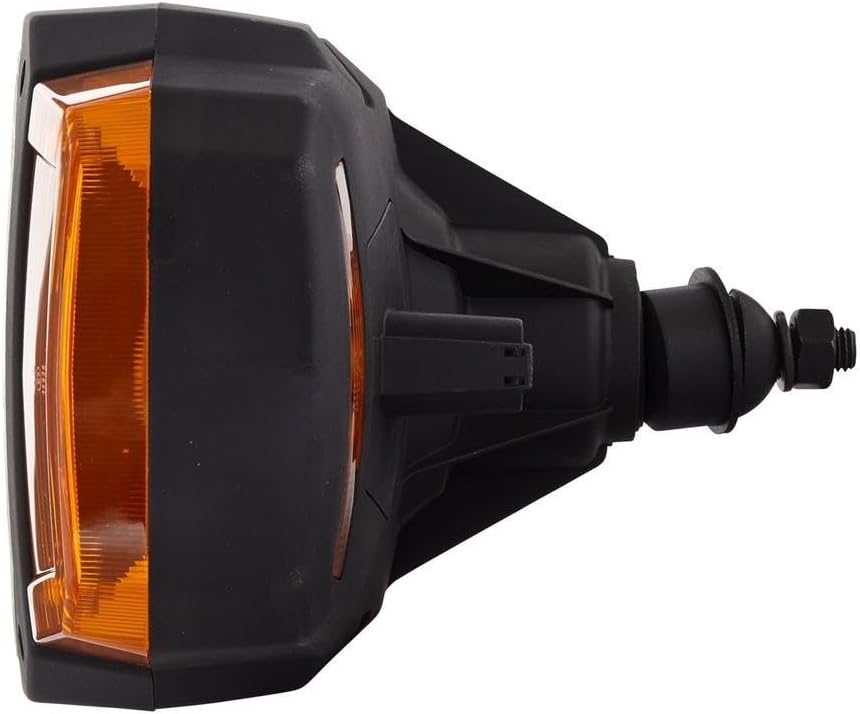 HELLA - Halogen-Hauptscheinwerfer - 12V - Einbau - Lichtscheibenfarbe: gelb - Stecker: DEUTSCH Steck