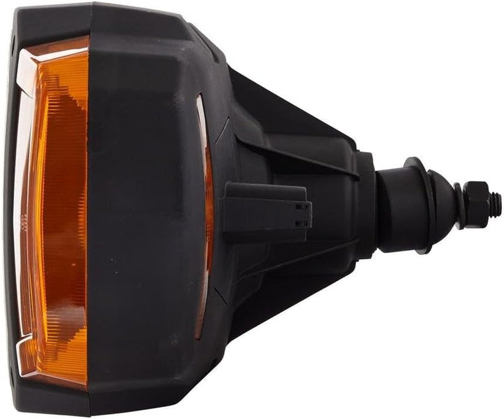 HELLA - Halogen-Hauptscheinwerfer - 12V - Einbau - Lichtscheibenfarbe: gelb - Stecker: DEUTSCH Steck