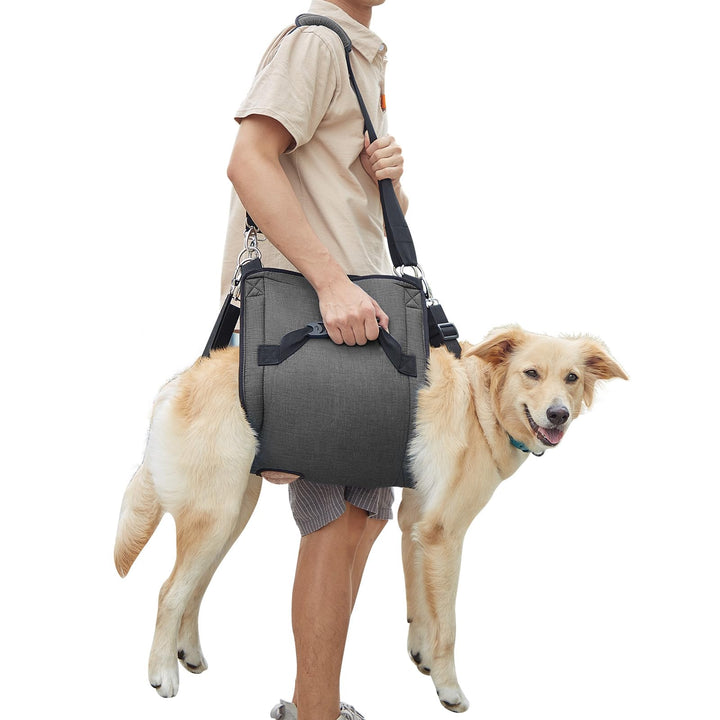 COODEO Hundetragegurt, Notfallrucksack Unterstützung für Rehabilitation Hundelift Geschirr, Hundeträ