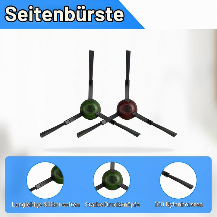 Zubehörset für Yeedi Vac Max, Vac Hybrid, Vac 2 Pro, Vac Station K760, für Ecovacs Ozmo Deebot T8 Ai