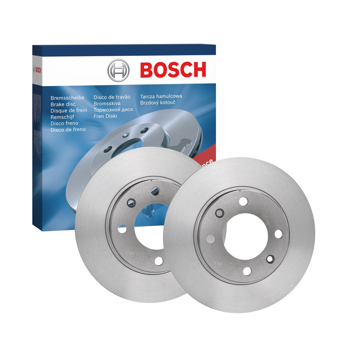 Bosch BD395 Bremsscheiben - Hinterachse - ECE-R90 Zertifizierung - zwei Bremsscheiben pro Set