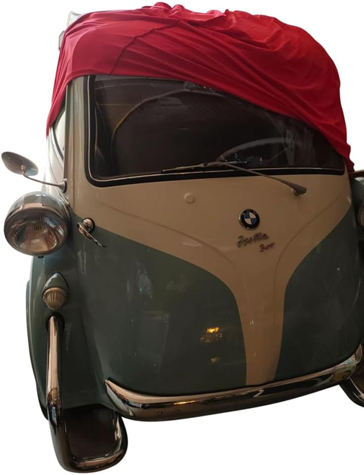 Indoor Autoabdeckung kompatibel mit BMW 250/300 Isetta SUPER Soft Stretch