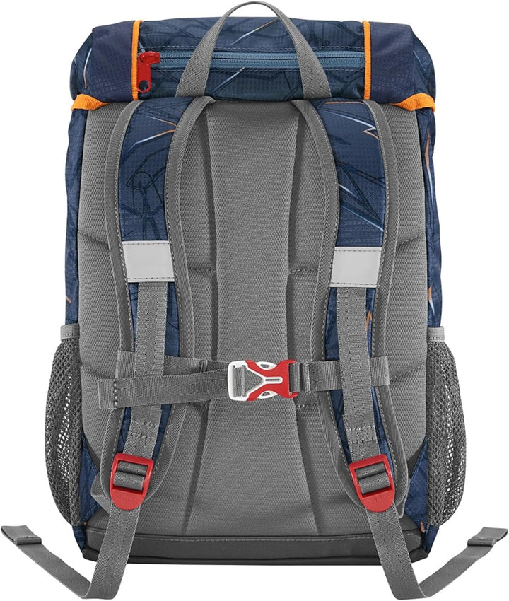 Step by Step Rucksack-Set Kid „Helicopter Sam“, mit Sitzkissen, ergonomischer Mini-Ranzen mit abnehm