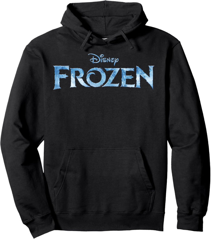 Disney Frozen Classic Text Logo Pullover Hoodie