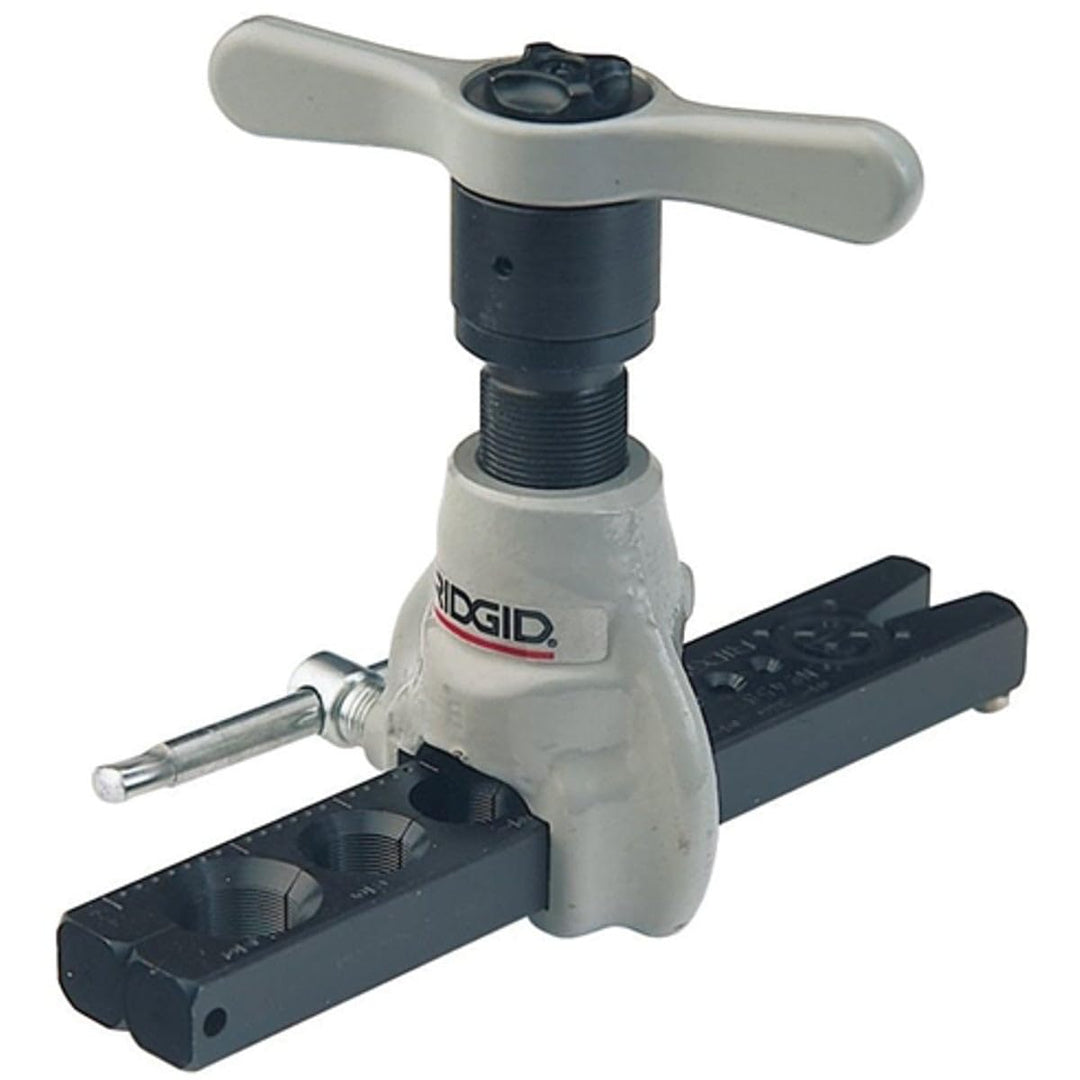 RIDGID 83037 Präzisions-Ratschen-Bördelgerät, 45° SAE Bördel für 1/8-Zoll- bis 3/4-Zoll-Rohre