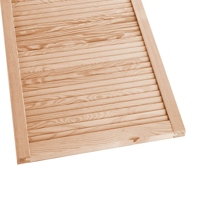 ben+camilla.com Lamellentüren 69,0 x 59,4 cm Holztür Natur mit offenen Lamellen für Regale, Schränke