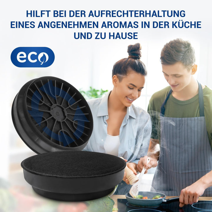 VIOKS 2x Kohlefilter Ersatz für Bosch Siеmens 796390 00796390 00743169 DHZ5276 DHZ5275 Z5138X1 LZ527