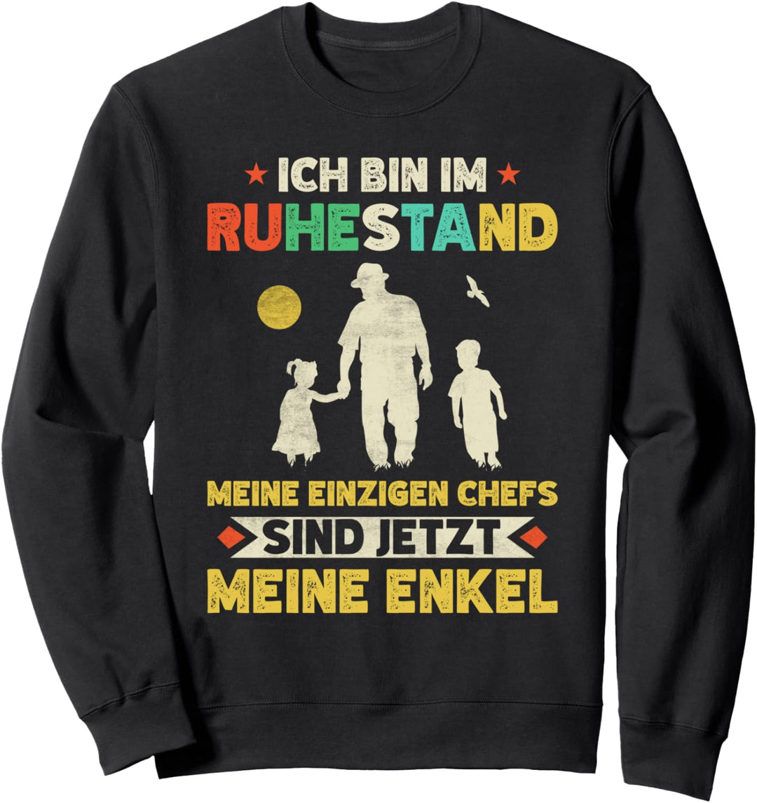 Ruhestand Enkel Opa Spruch, Lustiges Rente 2023 Rentner Sweatshirt