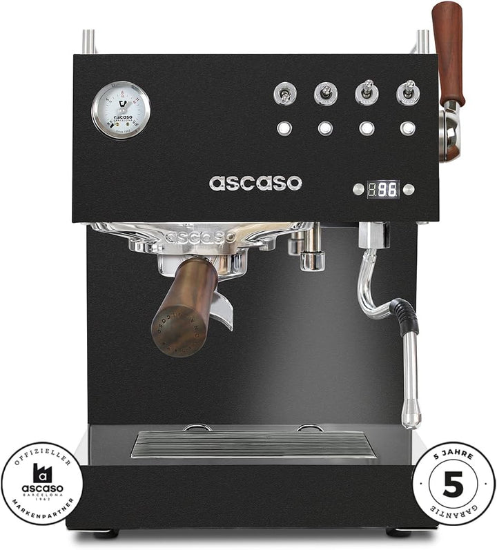 Ascaso Steel DUO Plus schwarz Siebträgermaschine