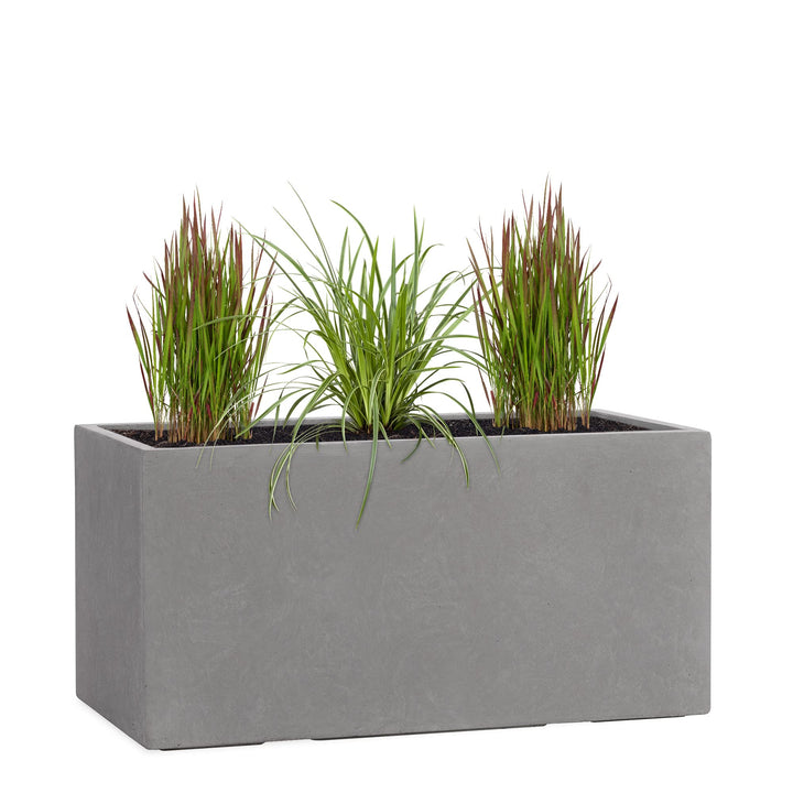 Pflanzwerk® Pflanzkübel TUB Grau 40x80x40cm *Frostbeständiger Blumenkübel* *UV-Schutz* *Qualitätswar