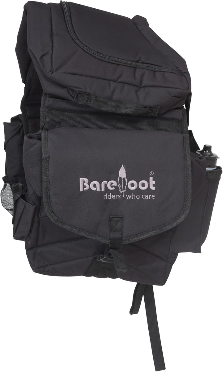 Barefoot Satteltasche schwarz – Gepolsterte, Wasserabweisende Packtaschen mit abnehmbarem Mittelteil