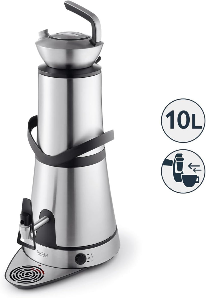 BEEM AMIRA Samowar | 10L Wasserbehälter, Induktionstechnologie, automatischer Leerlaufschutz & stilv