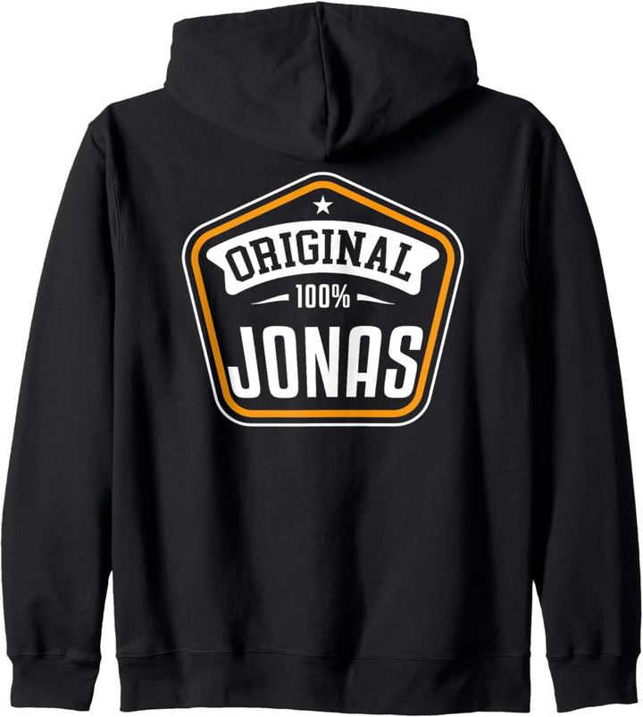 Original 100% Jonas Prozent Vorname Jungen Mann Kapuzenjacke