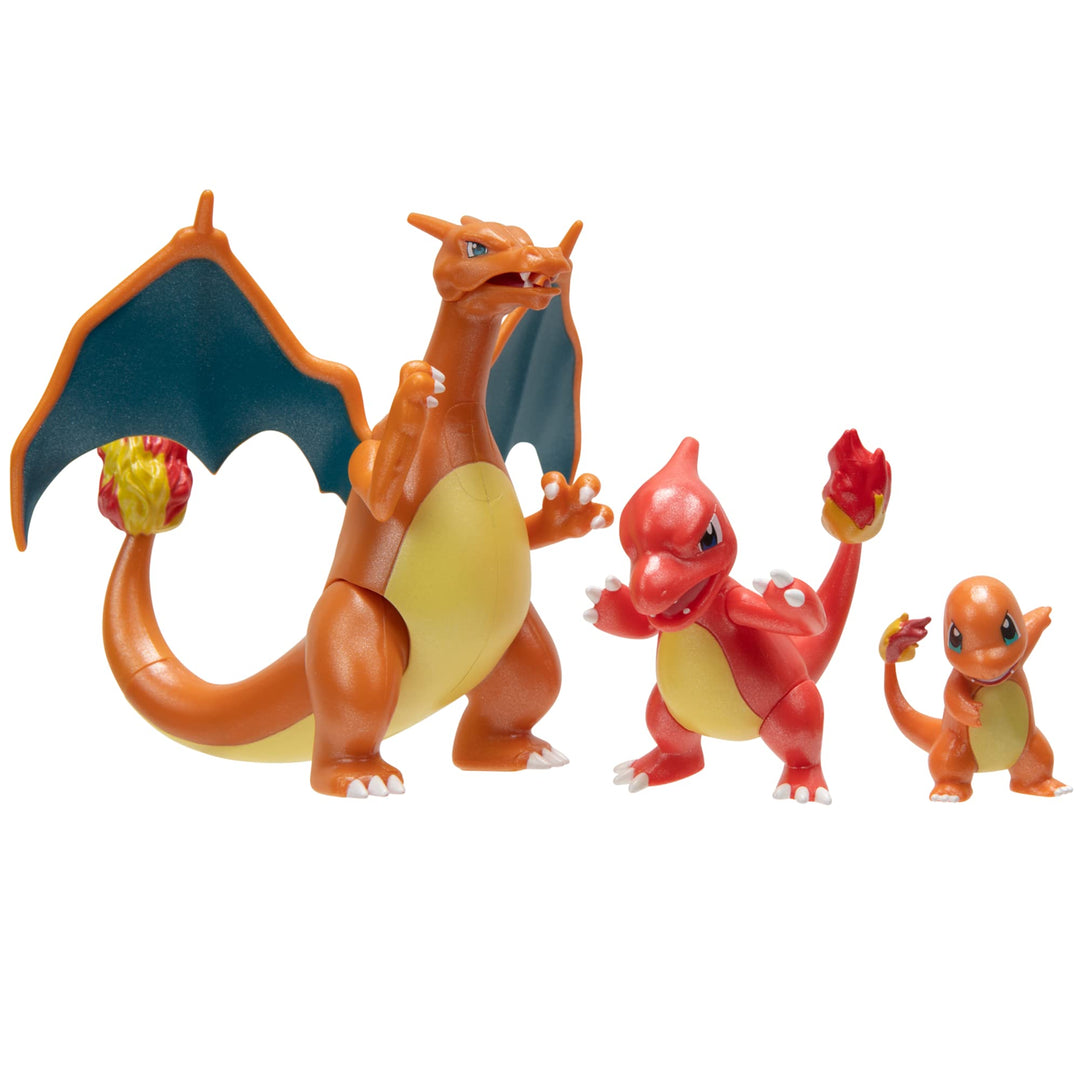 Pokémon PKW2777 - Select Entwicklungs Multipacks - Glumanda, Glutexo, Glurak, offizielles Spielset m
