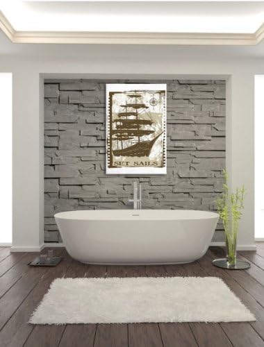 Pixxprint Set Sails White Leinwand, XXL riesige Bilder fertig gerahmt mit Keilrahmen, Kunstdruck auf