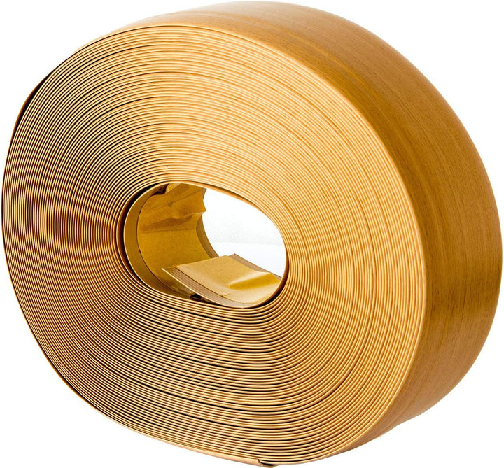 Sockelleiste LEMODO - 50 x 15 mm (Länge: 5 m, Farbe: Buche) - Fussleisten zuschneidbar – Weichsockel