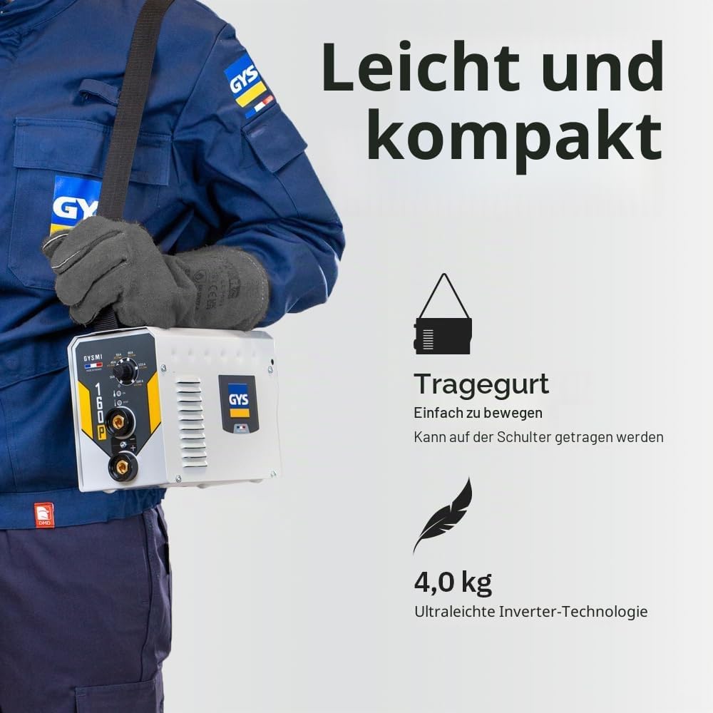 GYS GYSMI 160P + LCD 11 – Pack Inverter MMA
