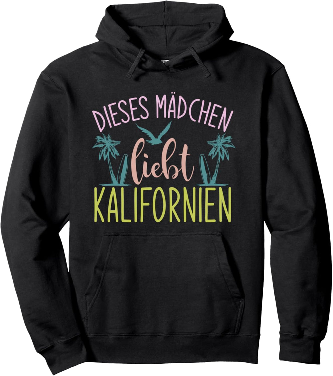 USA Geschenk für Mädchen Amerika Kalifornien Pullover Hoodie