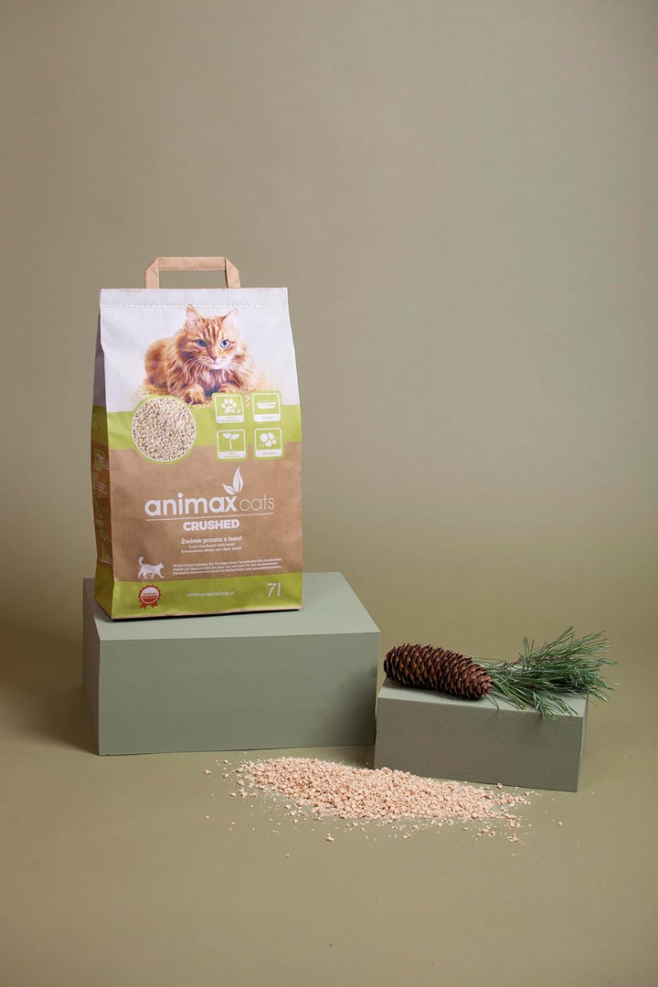 Klumpstreu für Katzen 28 L - Katzenstreu Klumpend - Staubfrei und Duft - 100% Natürliche von SEPIR,