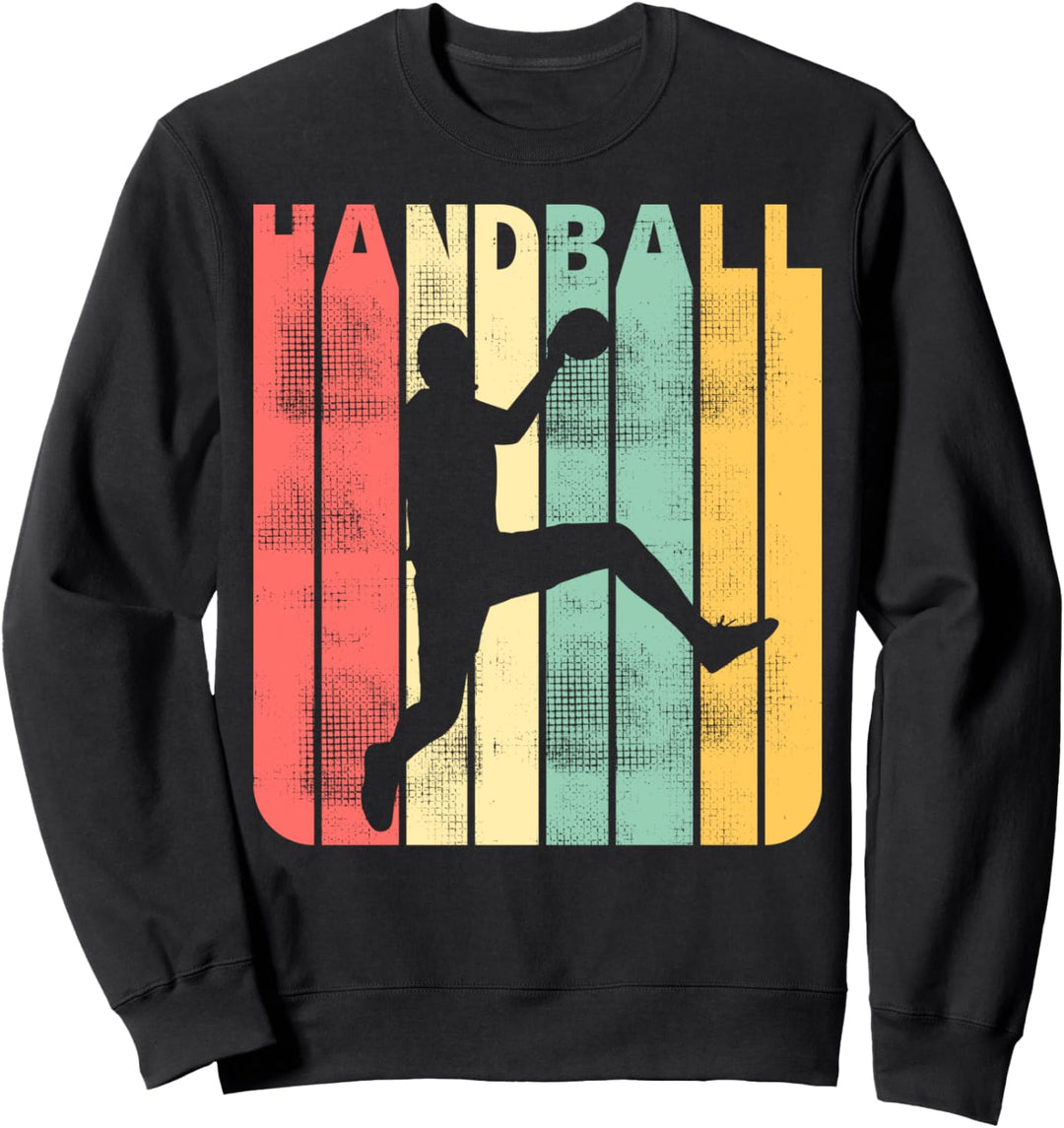 Vintage Retro Handball Sport Handballer Classic Sweatshirt