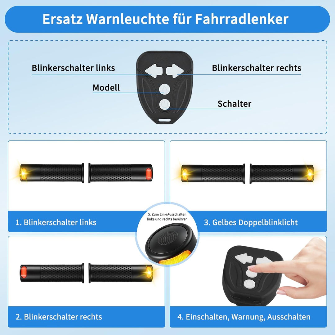 E Scooter Blinker Nachrüsten Set für Xiaomi für M365 für Pro 1S/Pro 2 für Mi3 für Ninebot Max G30/G3