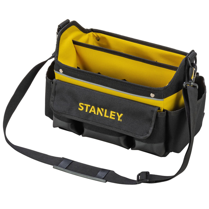 Stanley offene Werkzeugtasche (32 x 20 x 26 cm, acht äussere, zehn innere Taschen, Innenorganizer, 2
