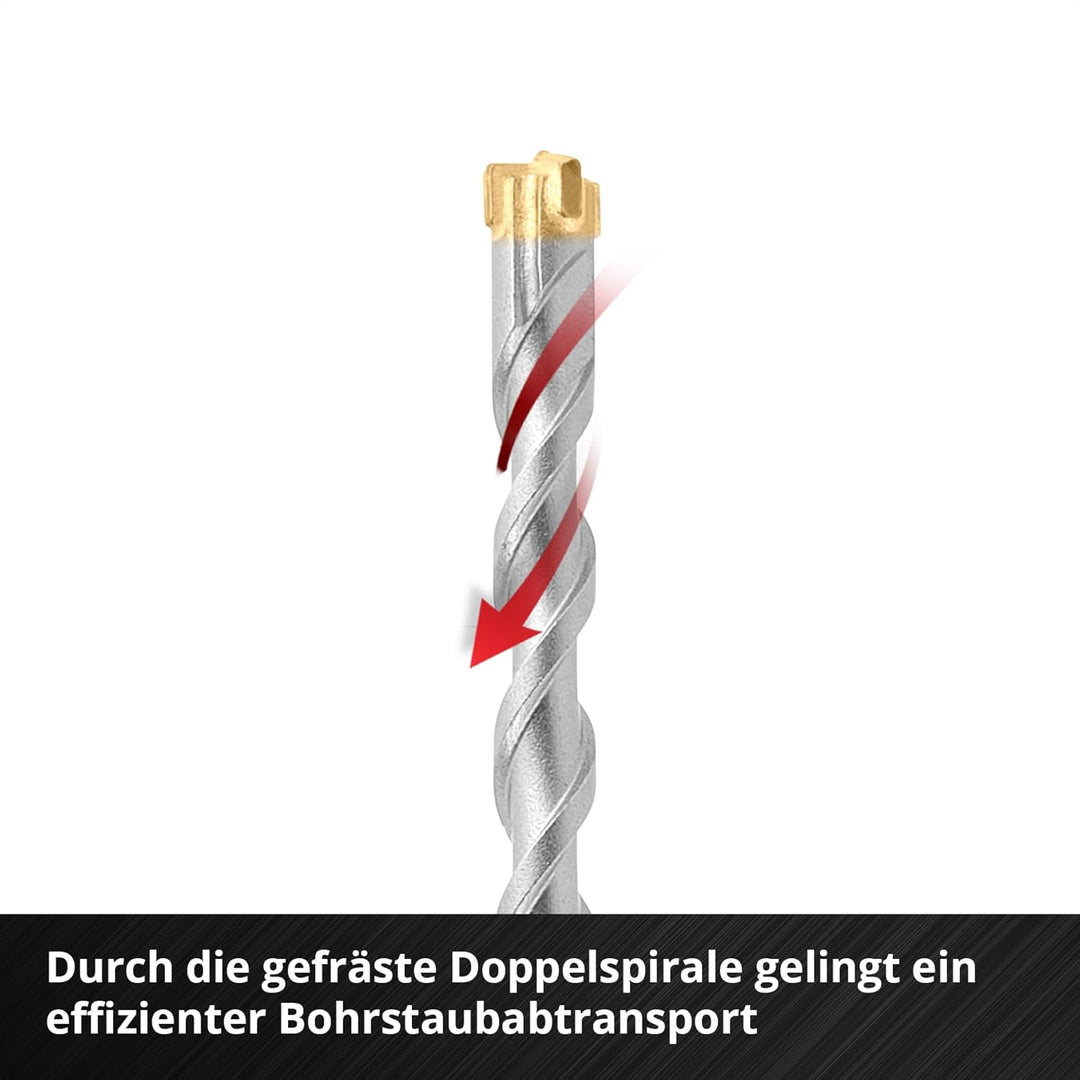 kwb SDS Plus Bohrer, SDS Plus Hammerbohrer (Ø 12 mm x 460/400 mm, mit extrem schneller Hartmetall 4X