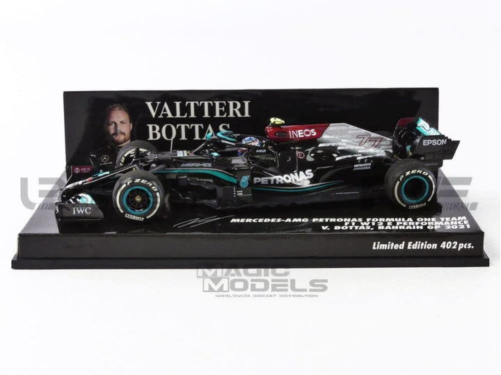 Minichamps 410210177 1:43 Mercedes-AMG Petronas Formula One Team W12 E Performance-Valtteri Bottas-B