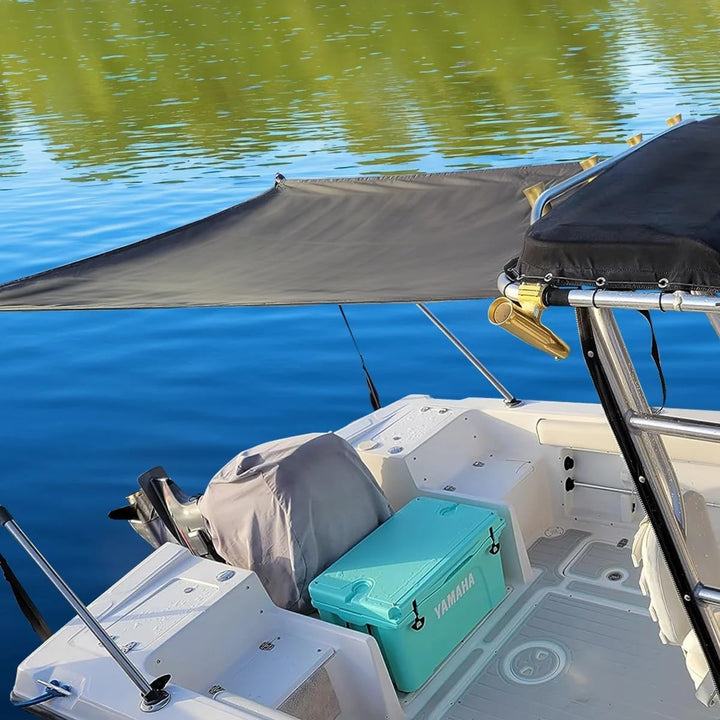 Oceansouth T-Top Erweiterungssatz Sonnenschutz Heck Grau Länge und Breite 2.1m - 2.1m, Grau Länge un