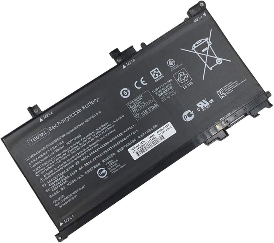 TE03XL Laptop Batterie Ersatz für HP Pavilion 15 Omen 15-BC000 15-BC015TX BC400NA BC006NA BC411TX BC