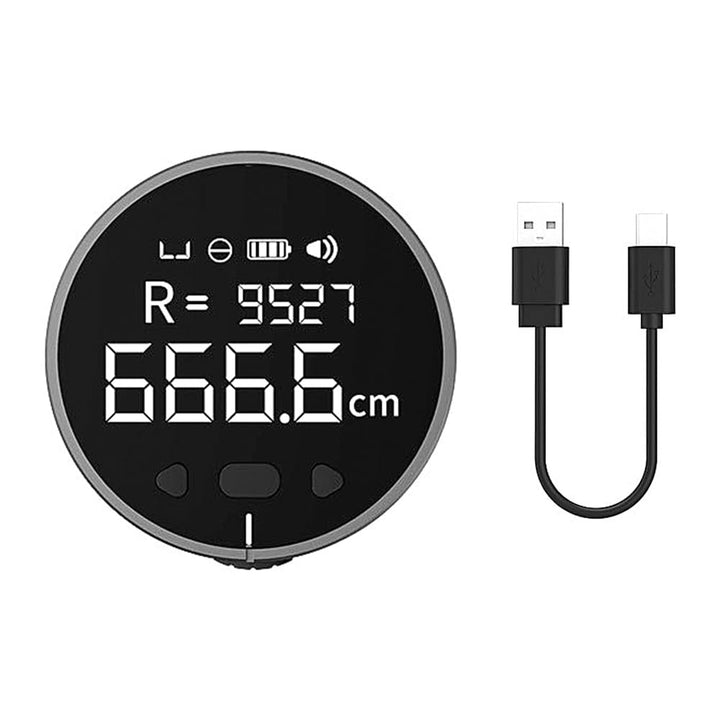 Elektronisches digitales Massband, digitales Lineal mit LCD-Display, wiederaufladbares Längenmesswer