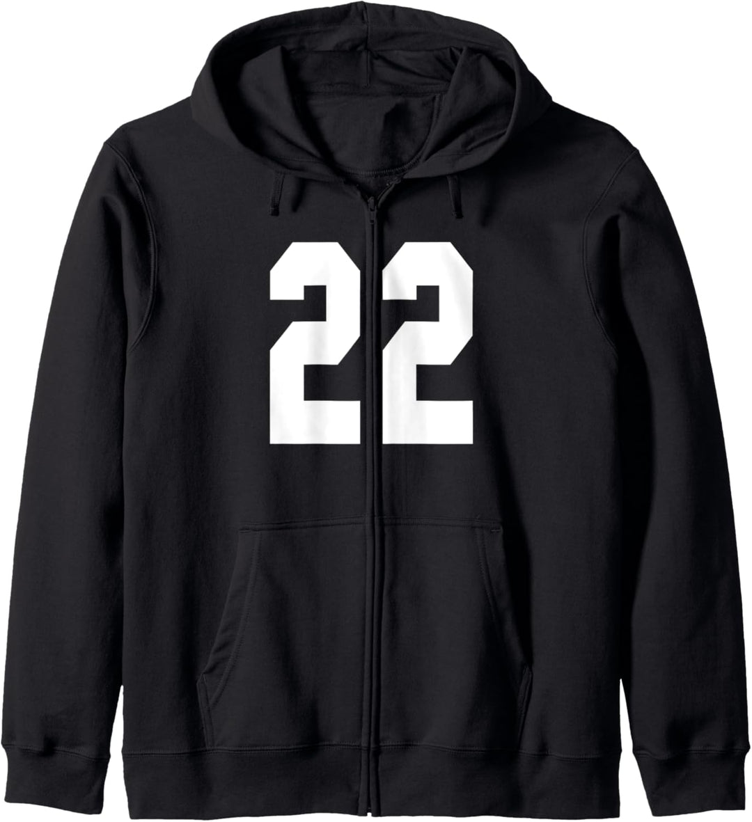 # 22 Team Sports Trikot vorne & hinten Number Player Fan Kapuzenjacke