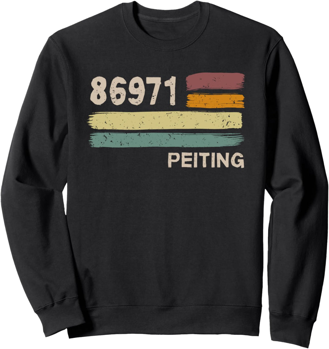 Retro 86971 Peiting Vintage Gemeinde PLZ Sweatshirt