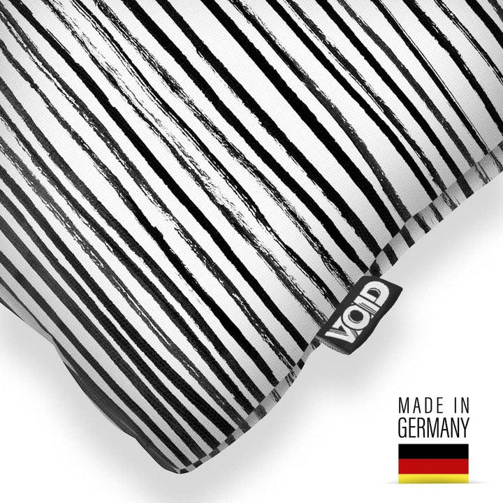 VOID Schwarz Weiss Streifen Kissenbezug Kissenhülle Sofakissen Kissen Deko Outdoor-Kissen Dekokissen