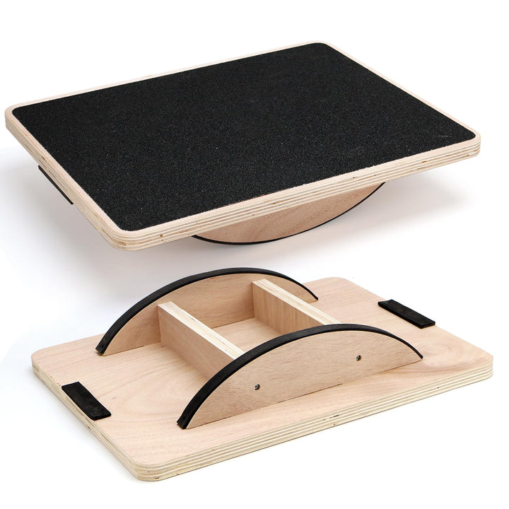 Balance Board, Wackelbrett Physio, Gleichgewichtstrainer, für physikalische Therapie Stehpult Kern S