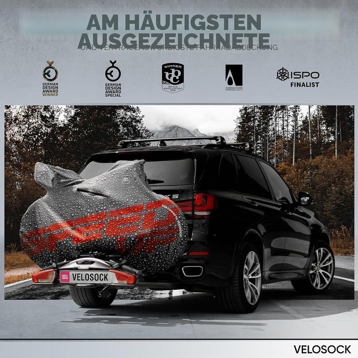 Velo Sock Komplette Fahrradabdeckung für Innenaufbewahrung, Transport & Reisen – schmutzdicht & wass