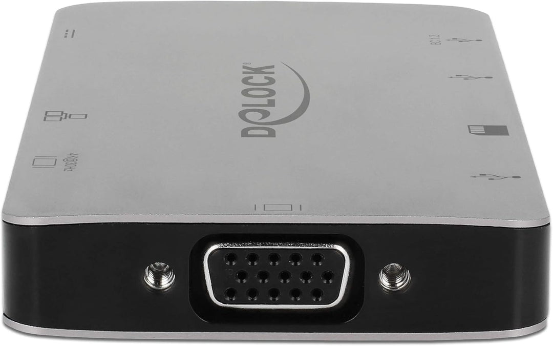 Delock USB C HUB/Thunderbolt 3 Adapter / 9 in 1 Dockingstation mit HDMI 4K / VGA/USB 3.1 mit PD 3.0