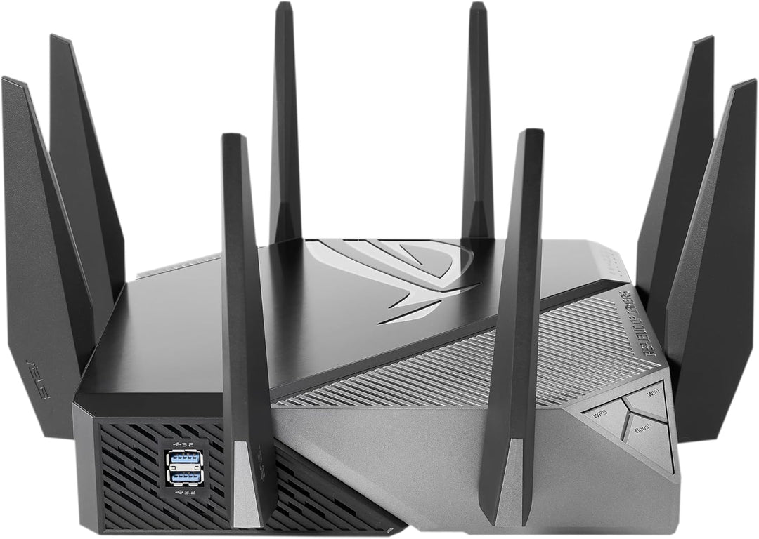 ASUS ROG Rapture GT-AXE11000 Tri-Band Gaming Router (WiFI 6E, neues 6GHz-Band, 2,5G WAN/LAN-Port, ko