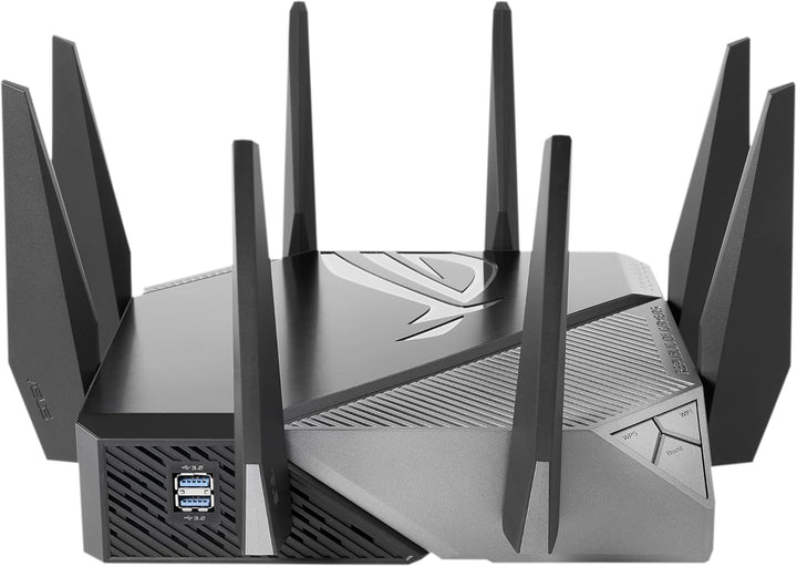 ASUS ROG Rapture GT-AXE11000 Tri-Band Gaming Router (WiFI 6E, neues 6GHz-Band, 2,5G WAN/LAN-Port, ko