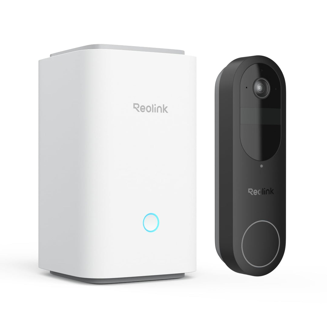 Reolink Video Doorbell mit Homehub, Akku Türklingel mit Kamera, 2K Kabellose Videotürklingel mit 1:1