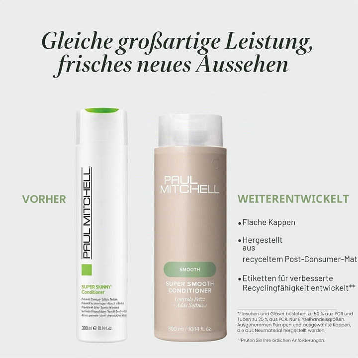 Paul Mitchell Super Skinny Conditioner - glättende Haar-Spülung für widerspenstige Haare, pflegender
