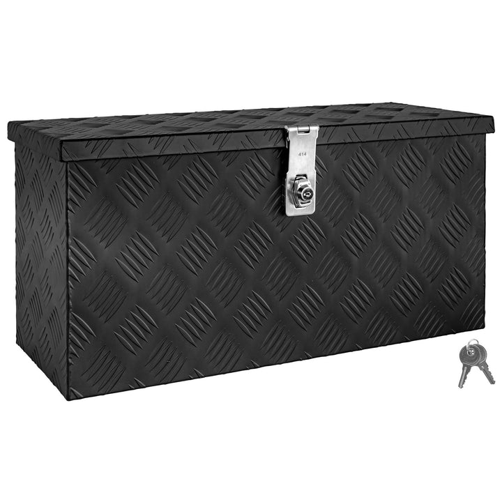 Trucky Truckbox Aluminium Abschliessbar Deichselbox Alu Kiste Anhängerbox | Modell Toolbox-1, 60x25x