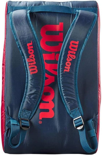 Wilson Padel-Tasche für Kinder und Jugendliche, Junior Padel Bag, Für bis zu 3 Schläger No Size Rot/