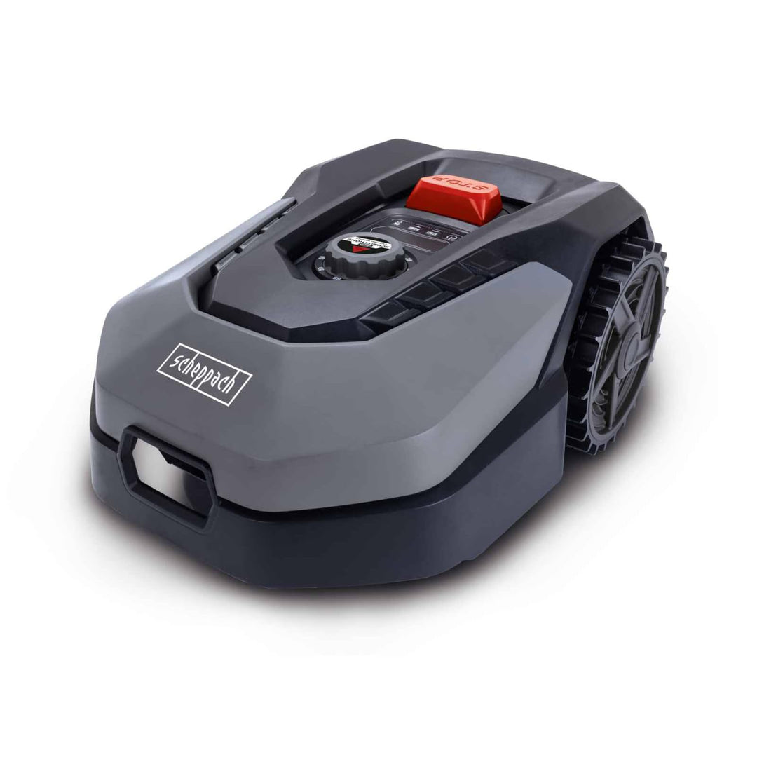 Scheppach Mähroboter RoboCut XL600 bis zu 600 qm² | 18cm Schnittbreite | 20-60 mm Schnitthöhe | Rege