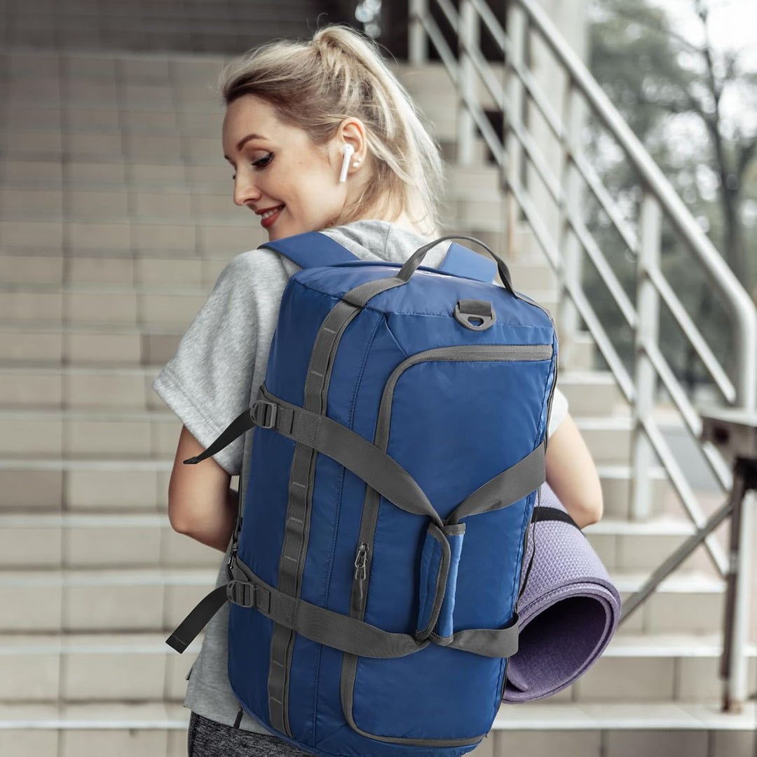 G4Free 45L Grosse Sporttasche&Reisetasche für Damen und Herren/mit Schuhfach & Nassfach/Trainingstas