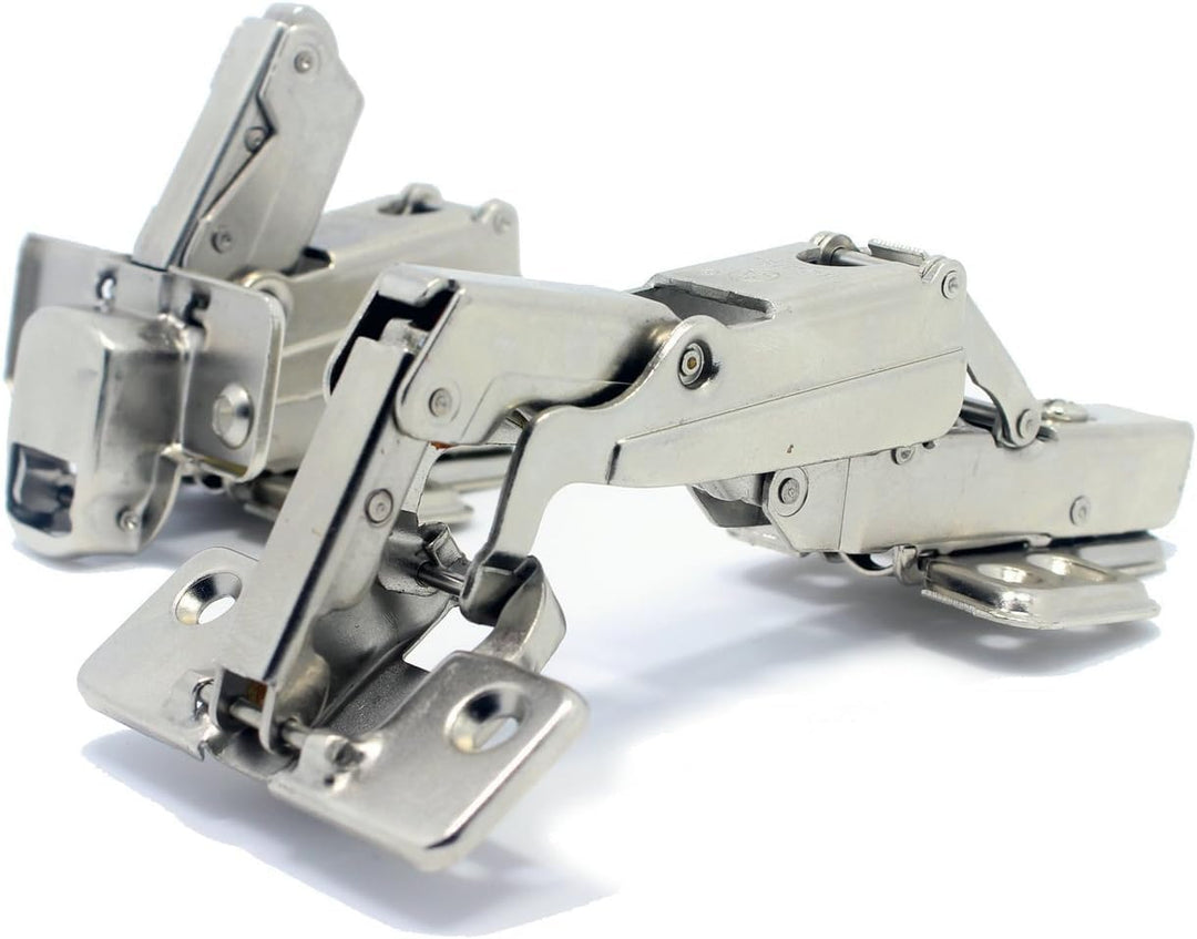 TamBee 2pc 175 Grad Schrankscharnier,Scharniere für Schranktüren für Falttür, Metall Scharniere hydr