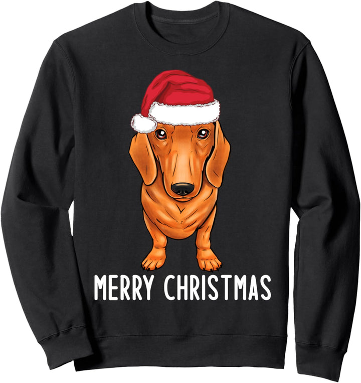 Dackel Weihnachtspulli Merry Christmas Dackel Weihnachten Sweatshirt