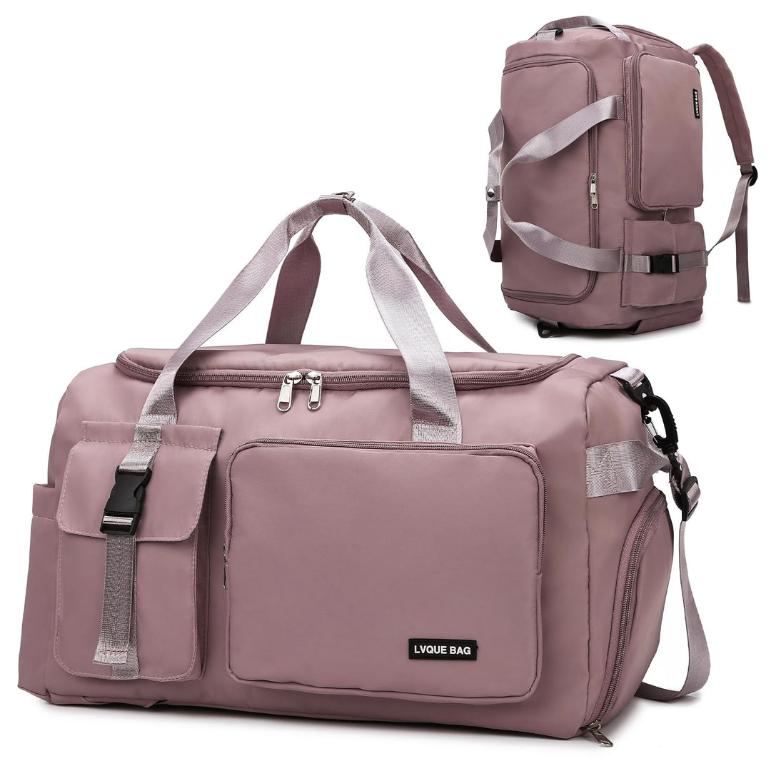 Suweir Sporttasche Damen Herren 42L Reisetasche mit Schuhfach Nassfach Wasserdicht Trainingstasche T