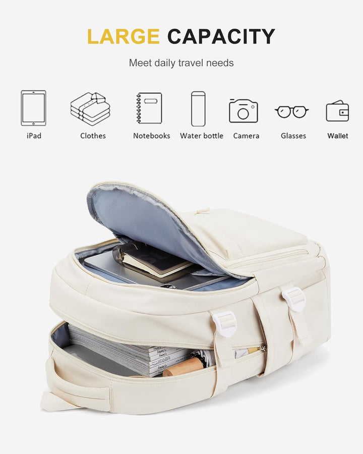 Schulrucksack Mädchen, Lässig Rucksack Damen Klein Modern Elegant Travelite Leichter Laptop Daypack