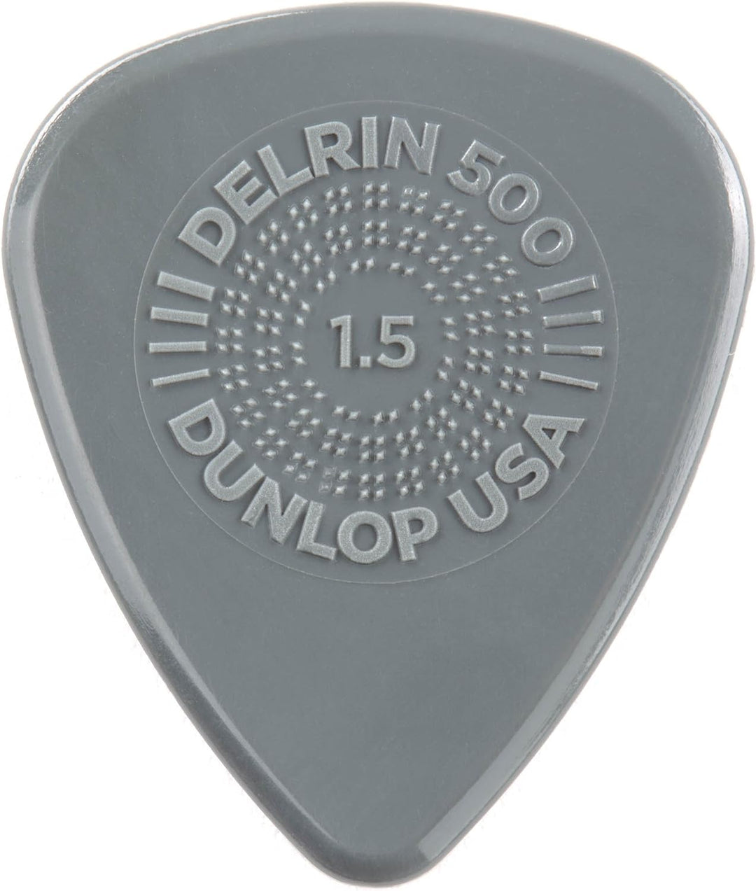 Médiators Jim Dunlop 1,50mm Delrin 500 Prime Grip 1,50mm sachet de 72 Sachet de 72 1,50mm, Sachet de